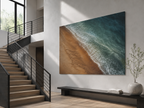 Coastal Aerial Acrylic Print (French Cleat Hanging)
