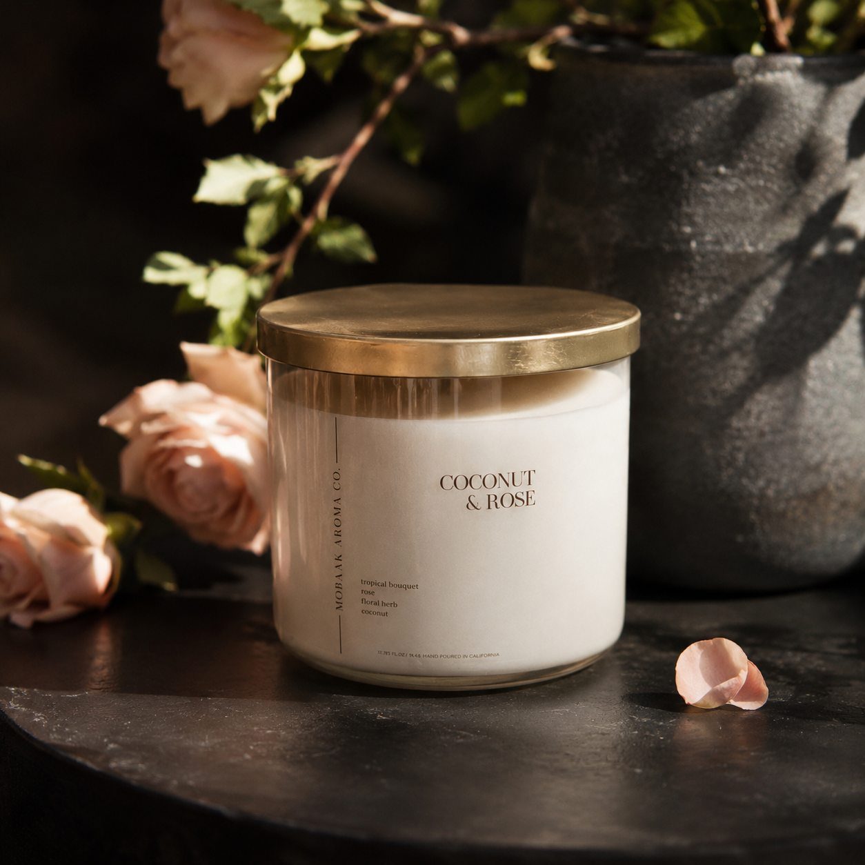 Coconut & Rose Candle