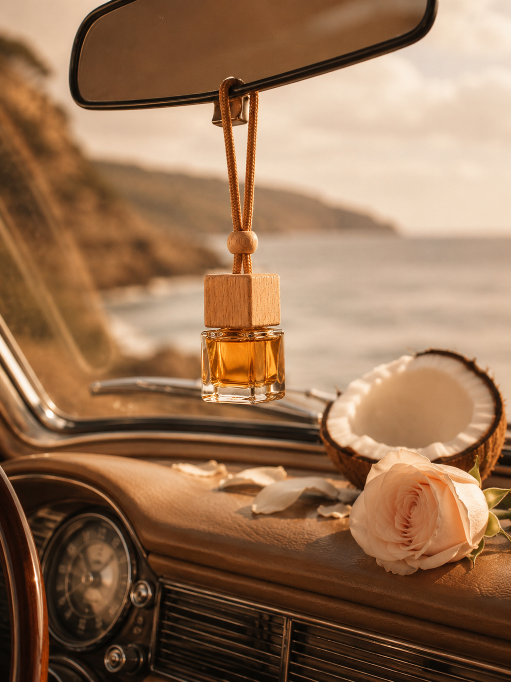 Coconut & Rose Car Diffuser