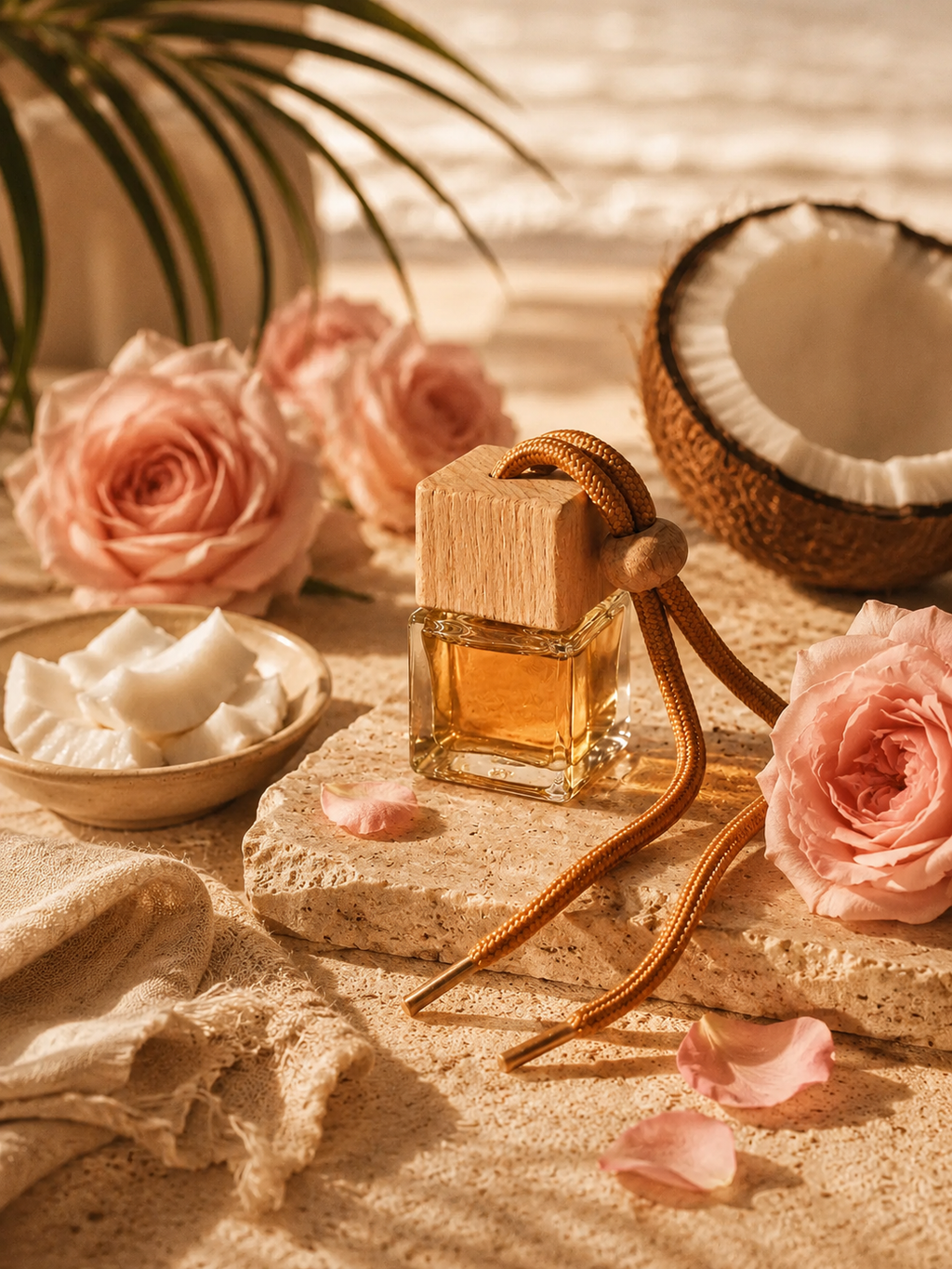 Coconut & Rose Car Diffuser