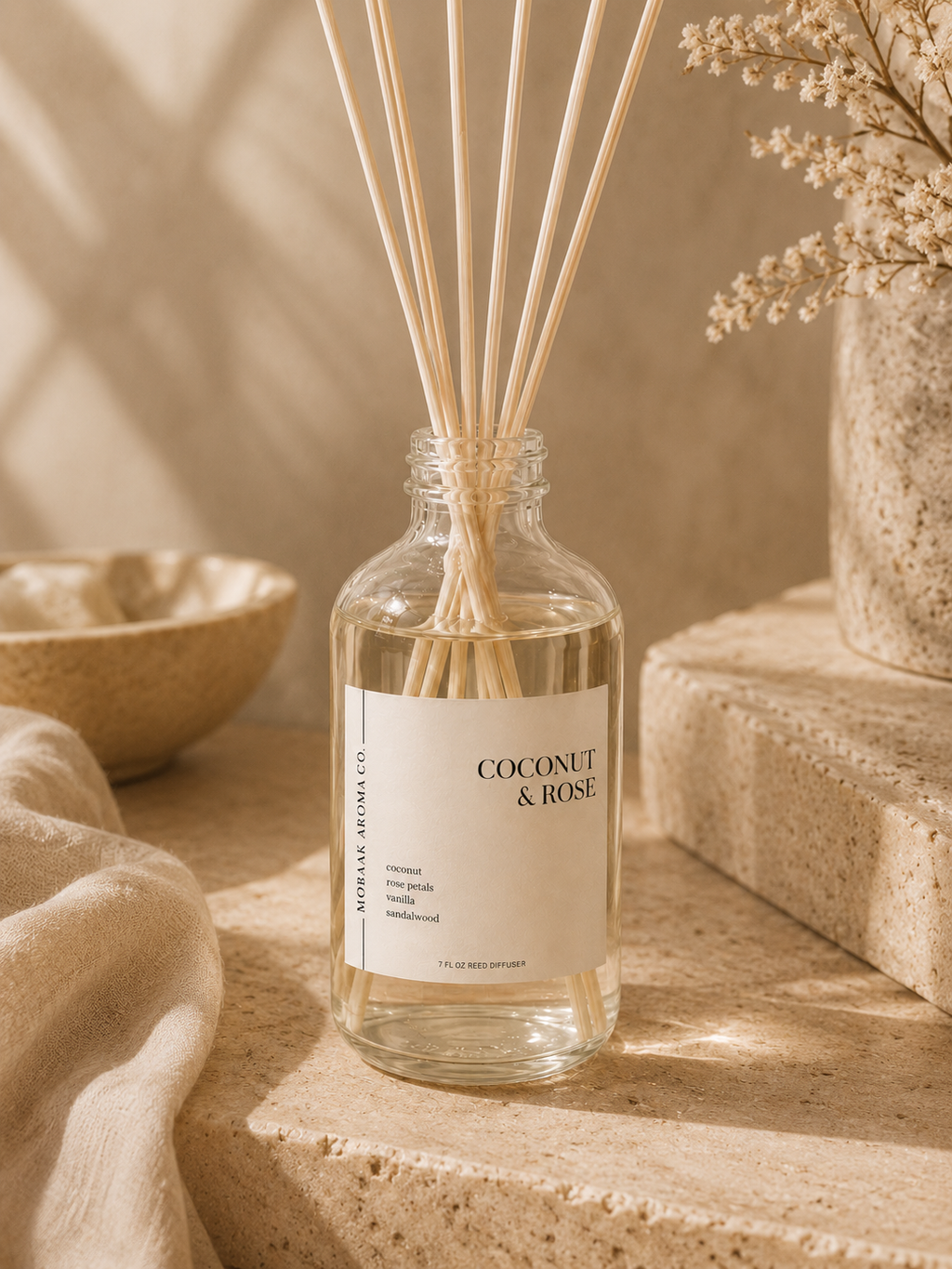 Coconut & Rose Reed Diffuser