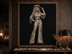 Dolly Parton Rhinestone Cowgirl Woven Blanket | Western Wall Tapestry Throw