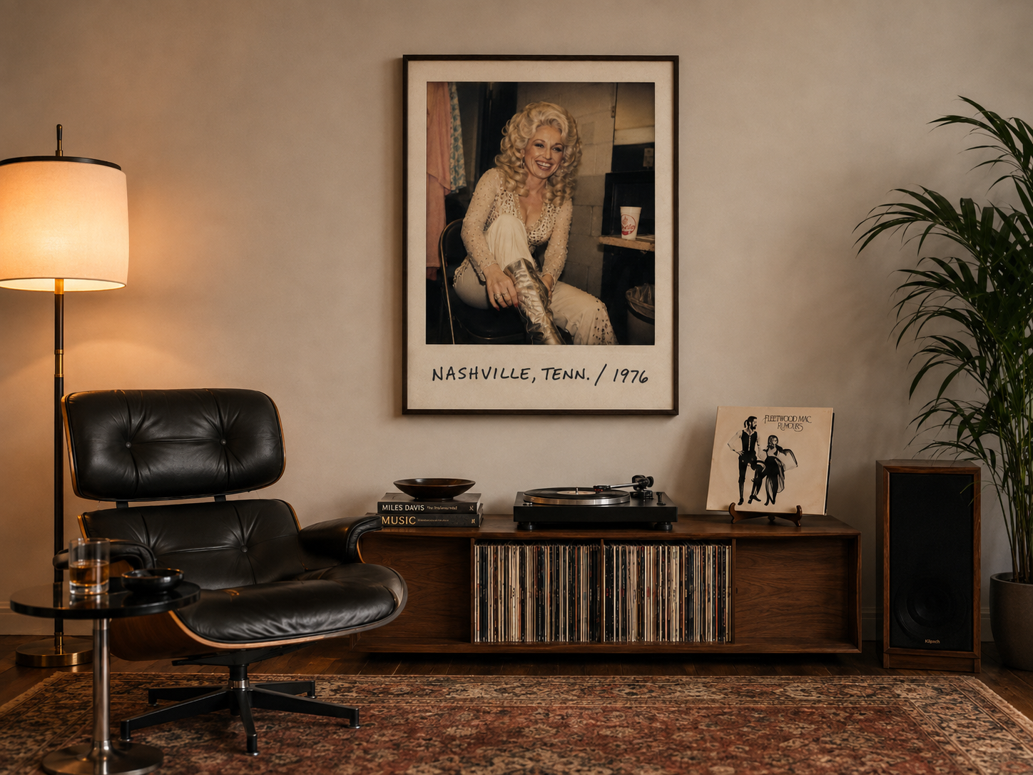 Dolly Parton Nashville ’76 Poster | Vintage Polaroid Style Matte Poster