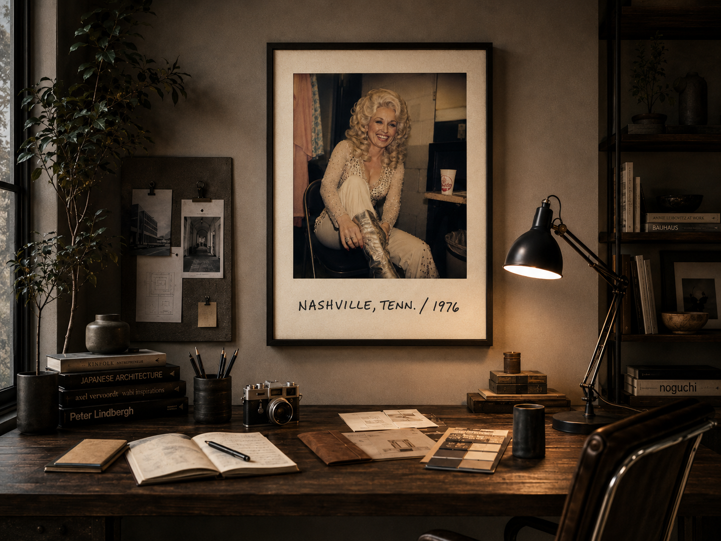 Dolly Parton Nashville ’76 Poster | Vintage Polaroid Style Matte Poster