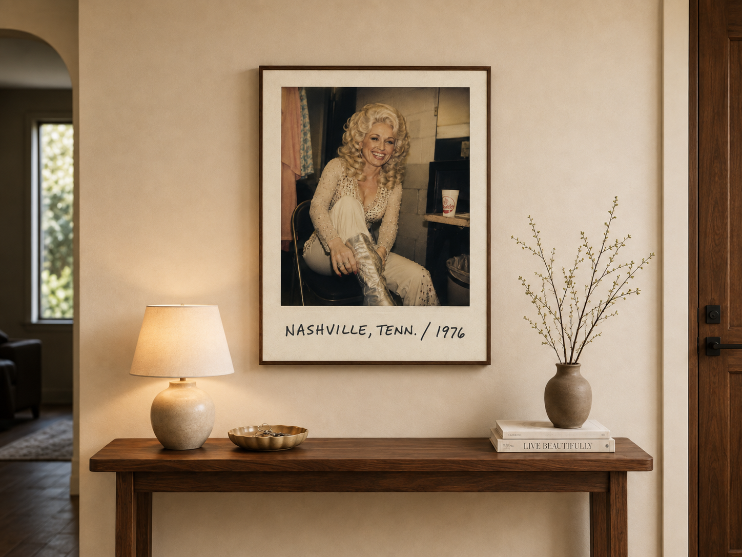 Dolly Parton Nashville ’76 Poster | Vintage Polaroid Style Matte Poster