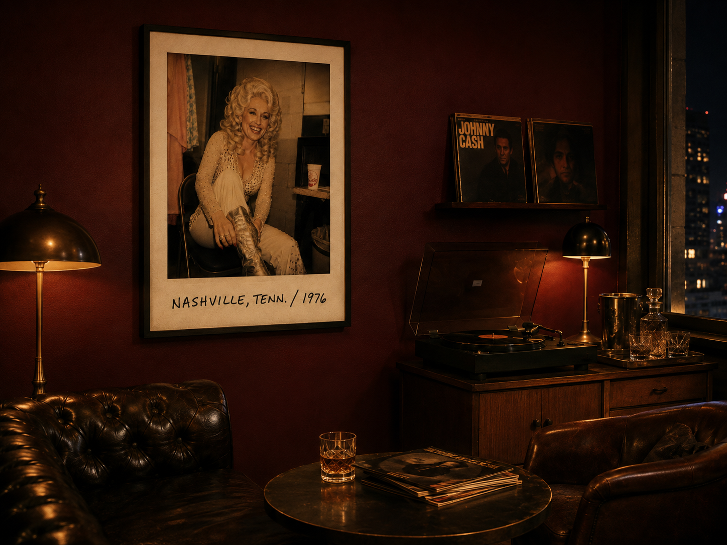 Dolly Parton Nashville ’76 Poster | Vintage Polaroid Style Matte Poster