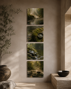 FOREST BATH | 4-Piece Acrylic Forest Wall Art Set