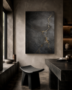 Golden Cracks | Acrylic Art