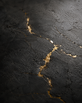 Golden Cracks | Acrylic Art