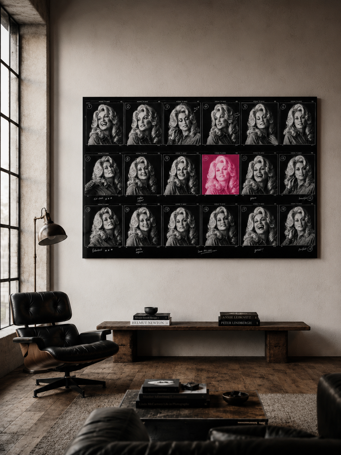 Twelve frames. One icon. | Dolly Parton Acrylic Art