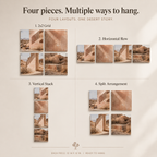 JOSHUA TREE | 4-Piece Desert Relics Acrylic Wall Art Set