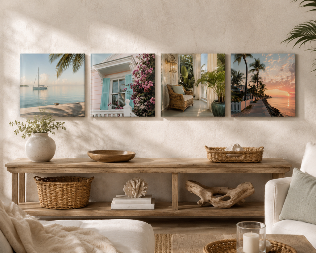 Key West | 4-Piece Acrylic Wall Art Set