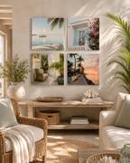 Key West | 4-Piece Acrylic Wall Art Set