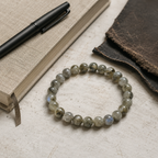Labradorite Round Bead Bracelet - Magical Protection