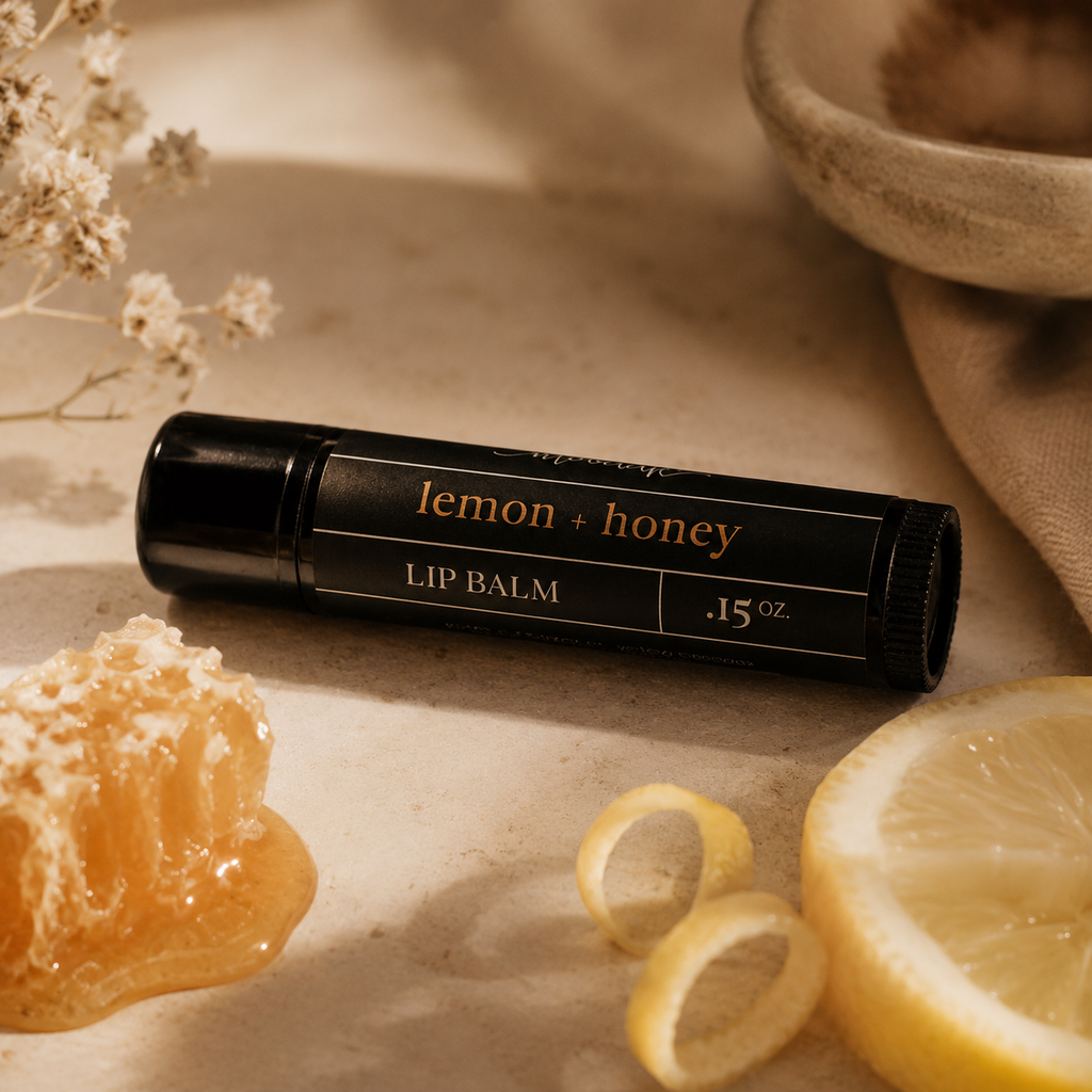 Lemon + Honey Lip Balm
