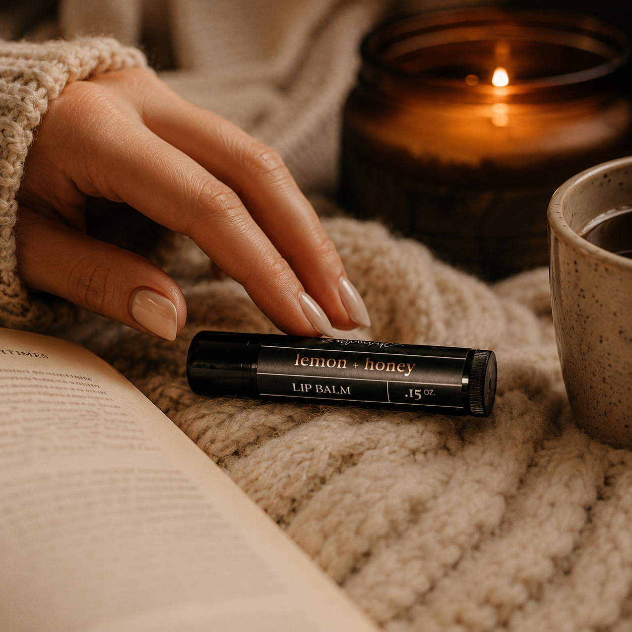 Lemon + Honey Lip Balm