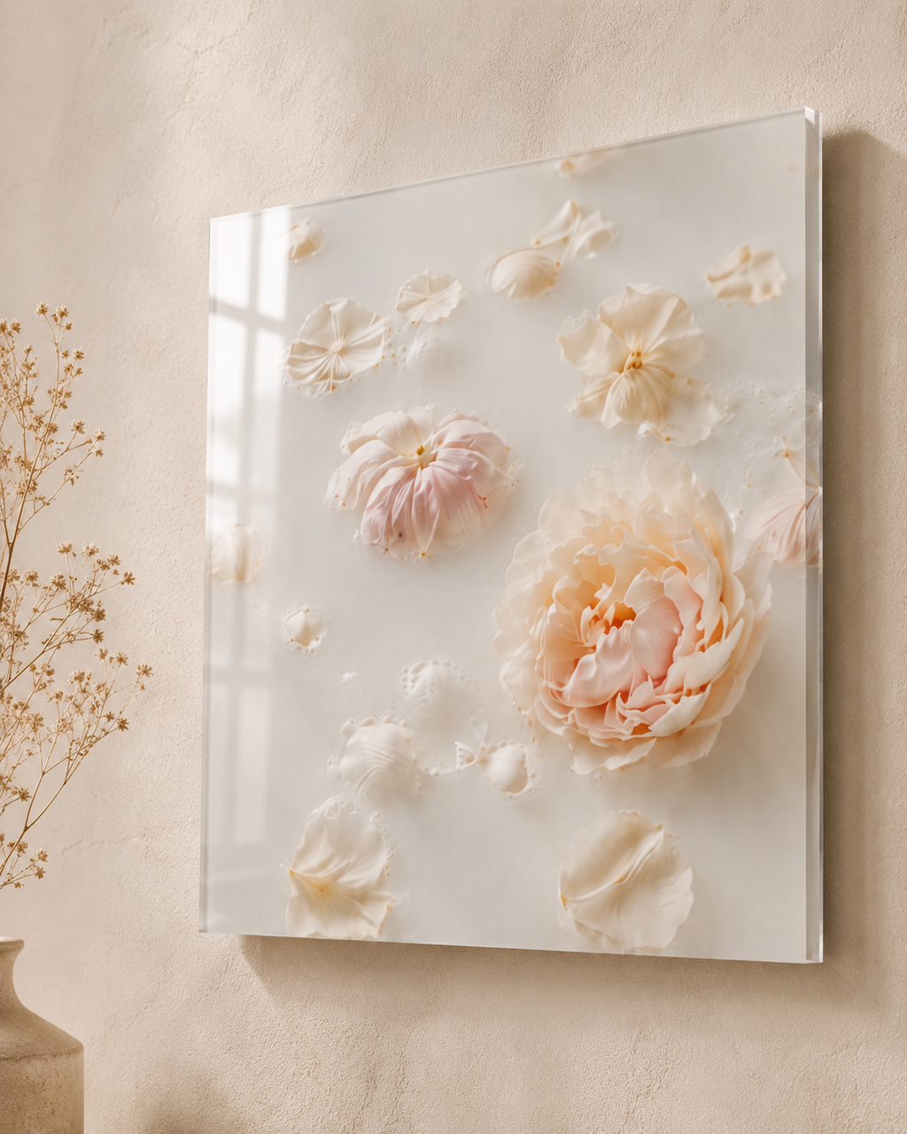 MILK BATH | 4-Piece Acrylic Spa Wall Art Set