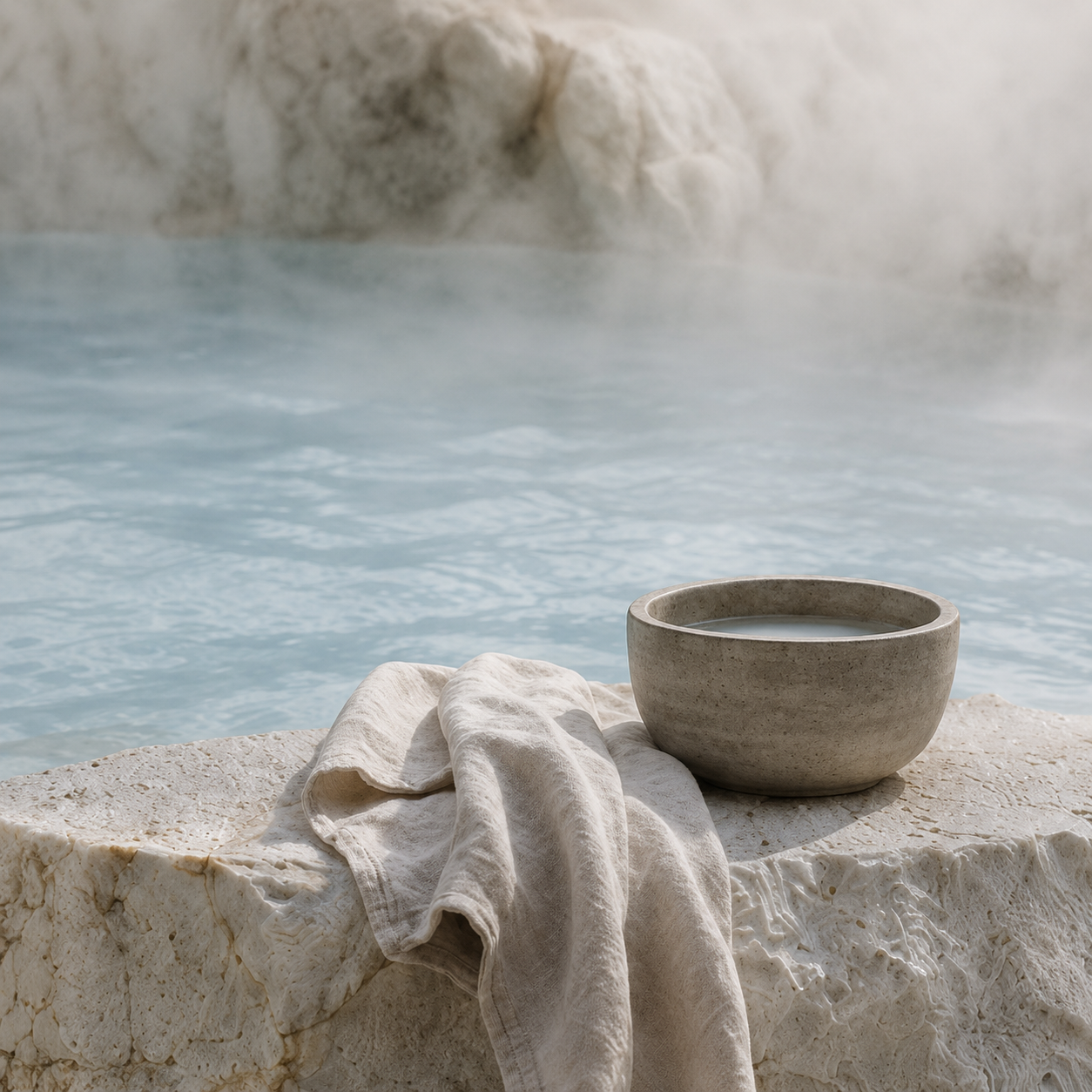 MINERAL BATH — 4-Piece Acrylic Spa Wall Art Set