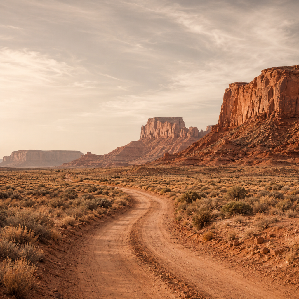 MONUMENT | 4-Piece Red Rock Acrylic Wall Art Set