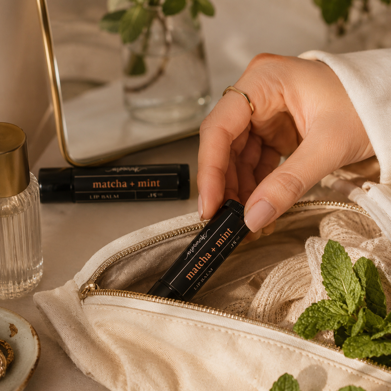 Matcha + Mint Lip Balm