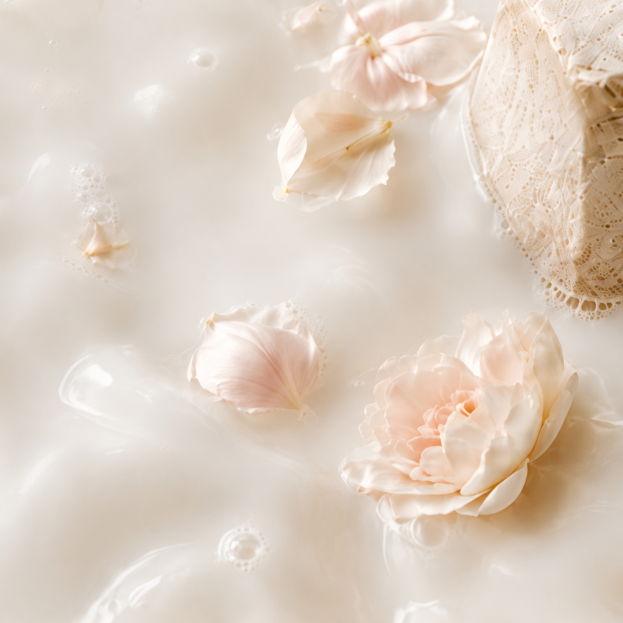 MILK BATH | 4-Piece Acrylic Spa Wall Art Set