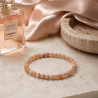 Moonstone Round Bead Bracelet - Traveler's Blessing