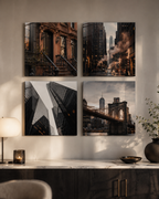 NEW YORK | 4-Piece Acrylic Wall Art Set
