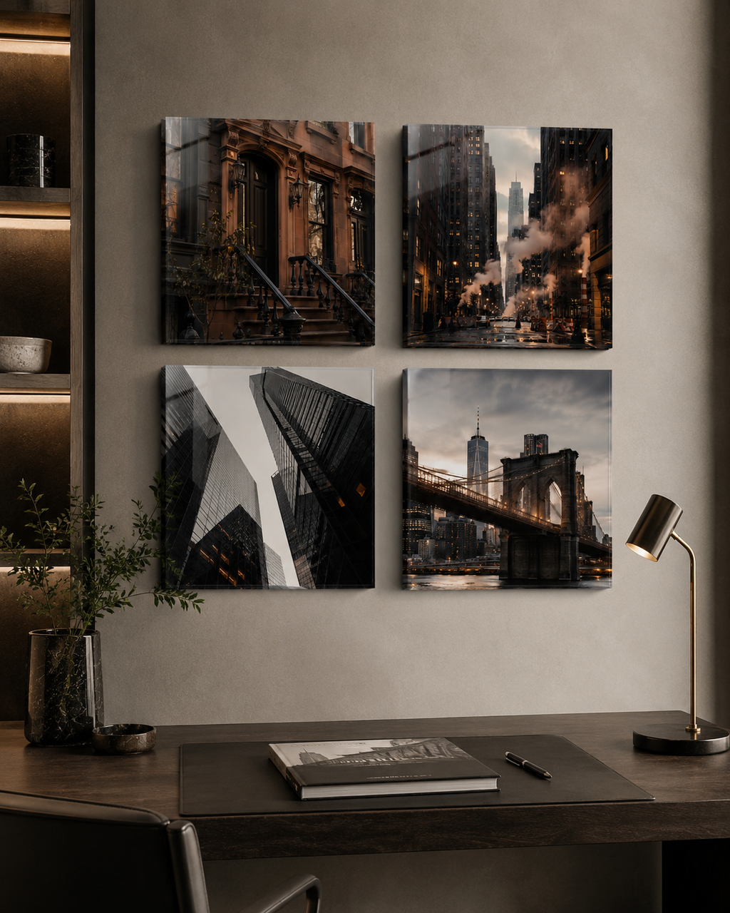 NEW YORK | 4-Piece Acrylic Wall Art Set