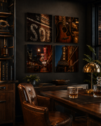 Nashville | 4-Piece Neon Dreams Acrylic Wall Art Set