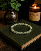Prehnite Round Bead Bracelet - Unconditional Love