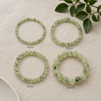 Prehnite Round Bead Bracelet - Unconditional Love