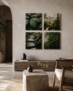 RAIN GARDEN | 4-Piece Acrylic Botanical Wall Art Set