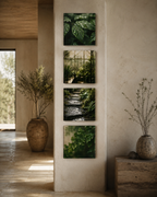 RAIN GARDEN | 4-Piece Acrylic Botanical Wall Art Set