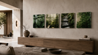 RAIN GARDEN | 4-Piece Acrylic Botanical Wall Art Set