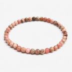 Rhodochrosite Round Bead Bracelet - Heart Awakening