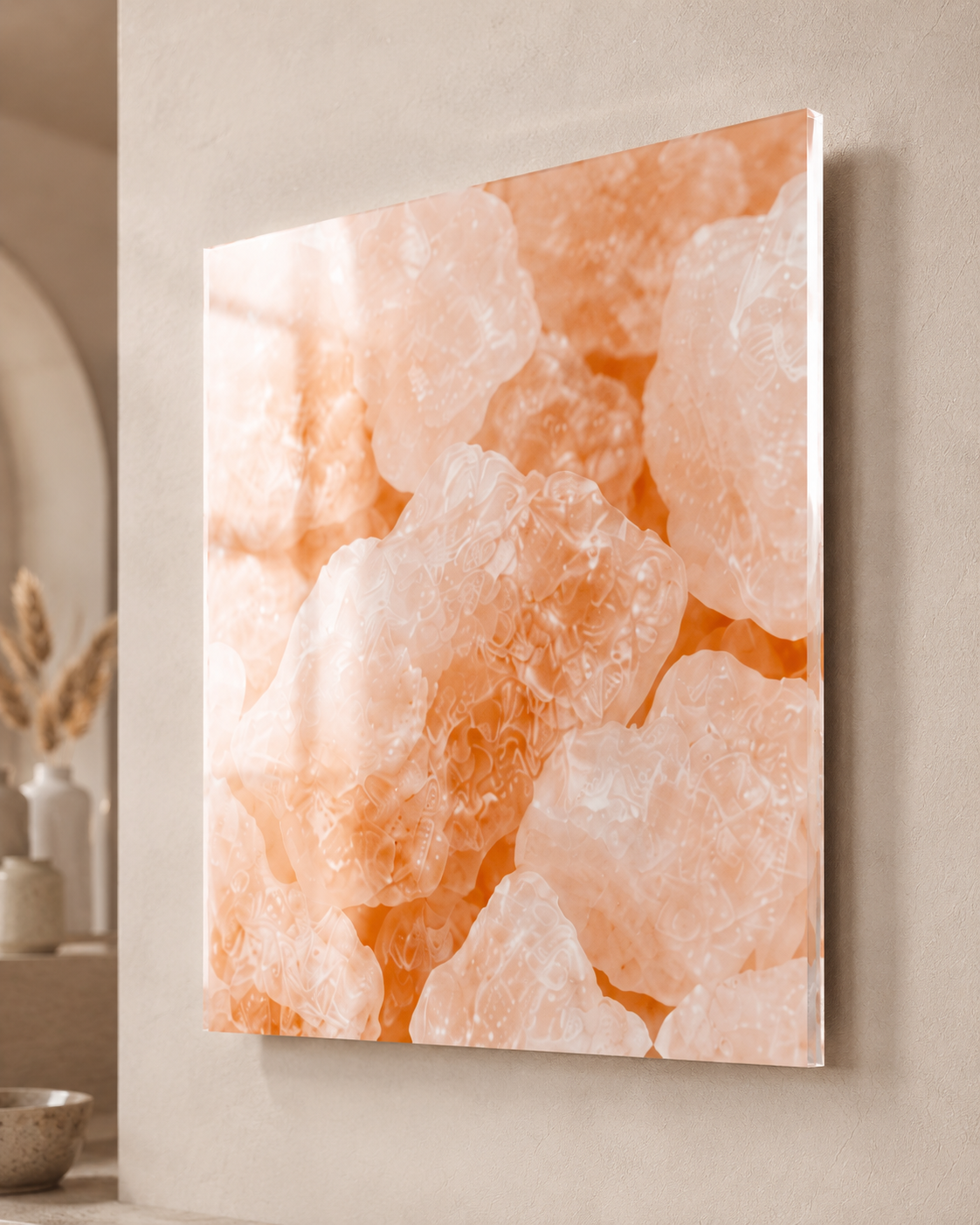 SALT ROOM | 4-Piece Acrylic Spa Wall Art Set