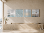 SOFT WATER | 4-Piece Acrylic Spa Wall Art Set