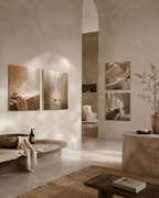 STEAM ROOM | 4-Piece Acrylic Spa Wall Art Set