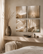 STEAM ROOM | 4-Piece Acrylic Spa Wall Art Set