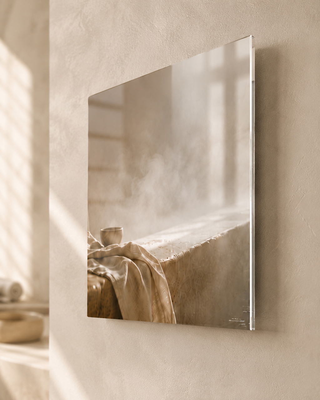 STEAM ROOM | 4-Piece Acrylic Spa Wall Art Set