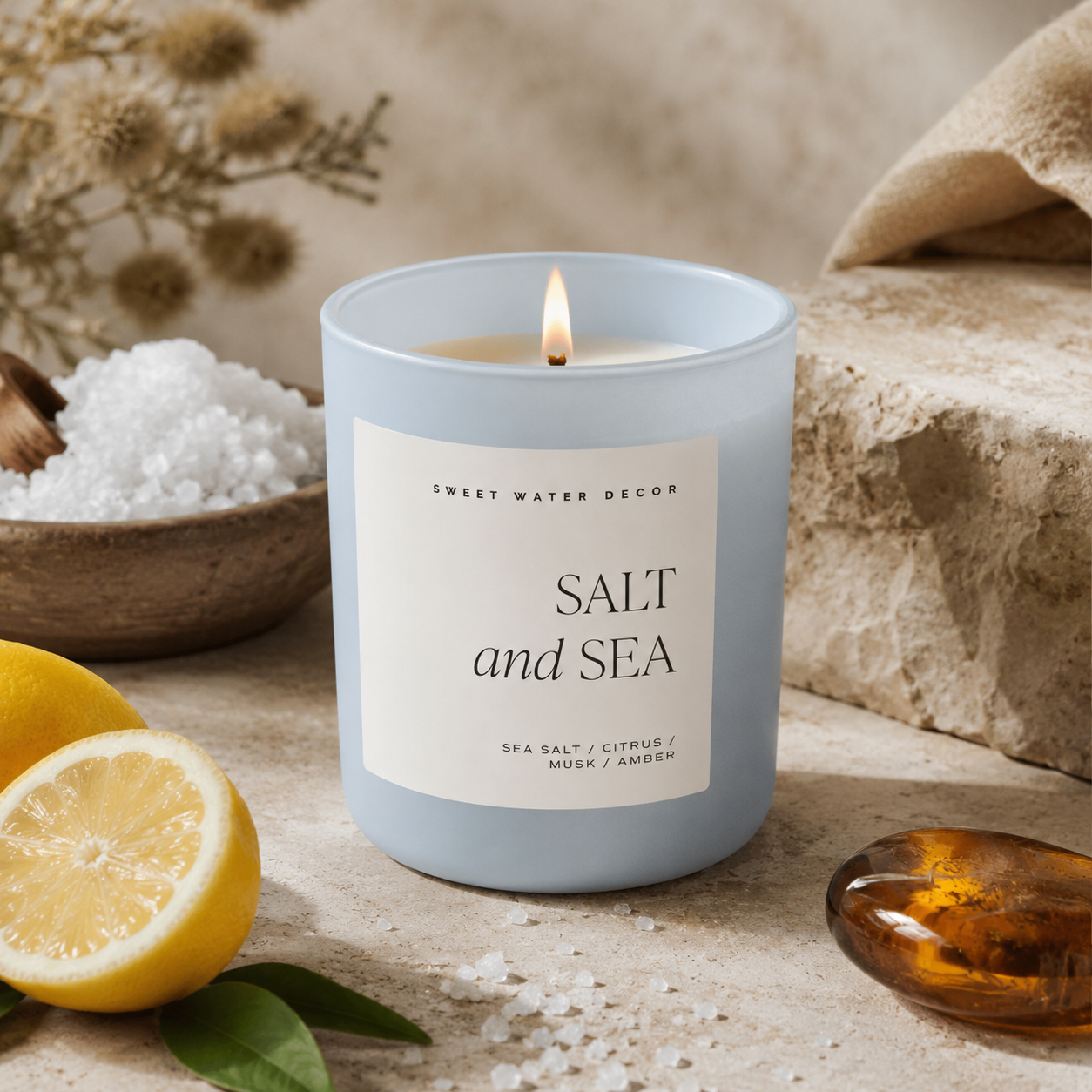 Salt and Sea Soy Candle
