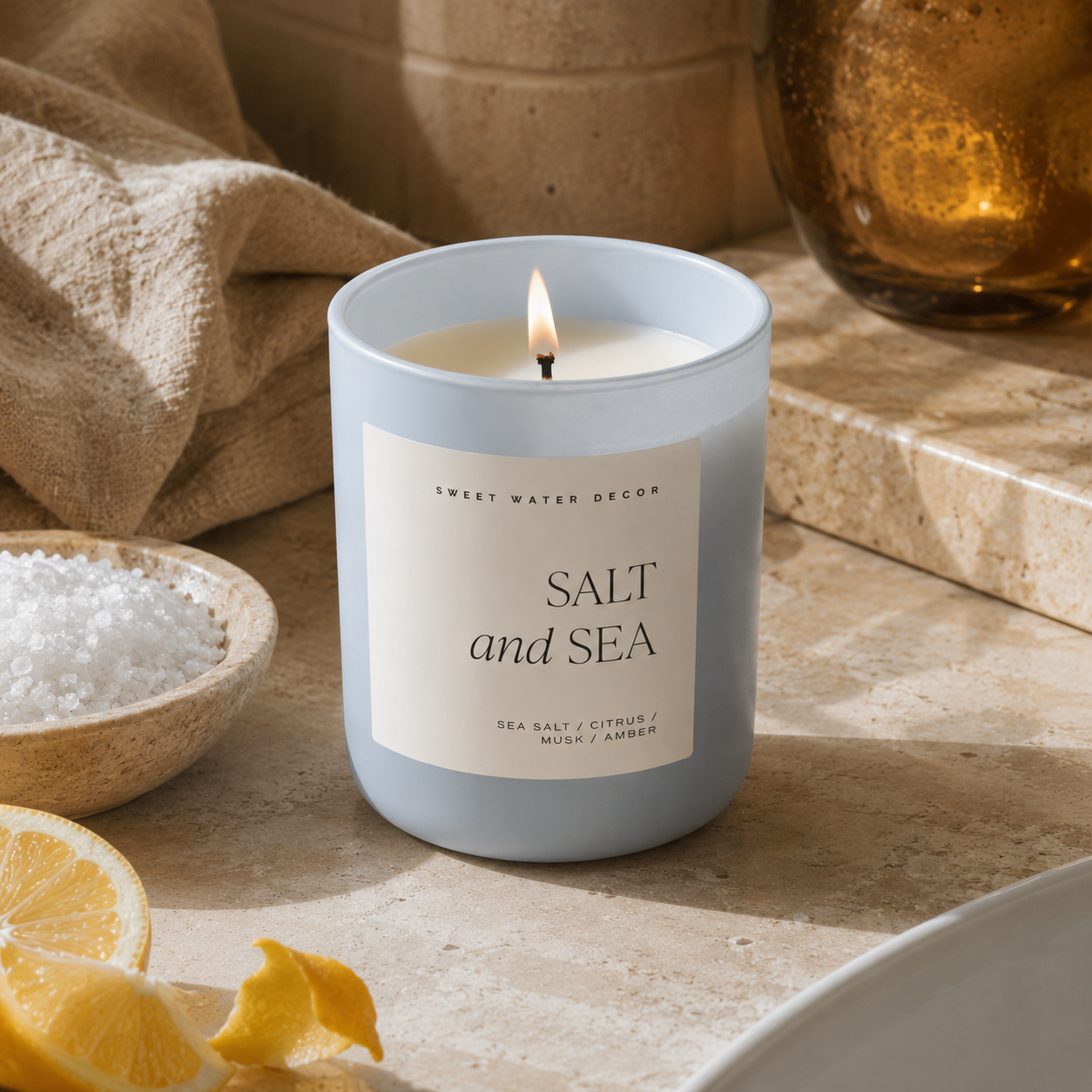 Salt and Sea Soy Candle