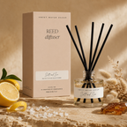 Salt and Sea Tinted Glass Jar Reed Diffuser