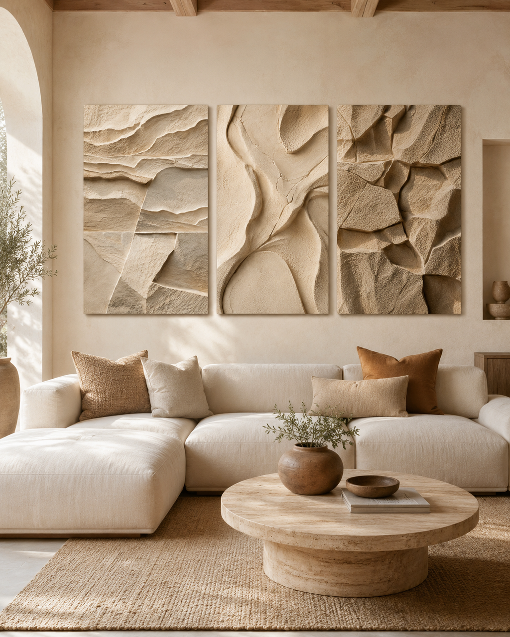 Sandstone | Canvas Triptych