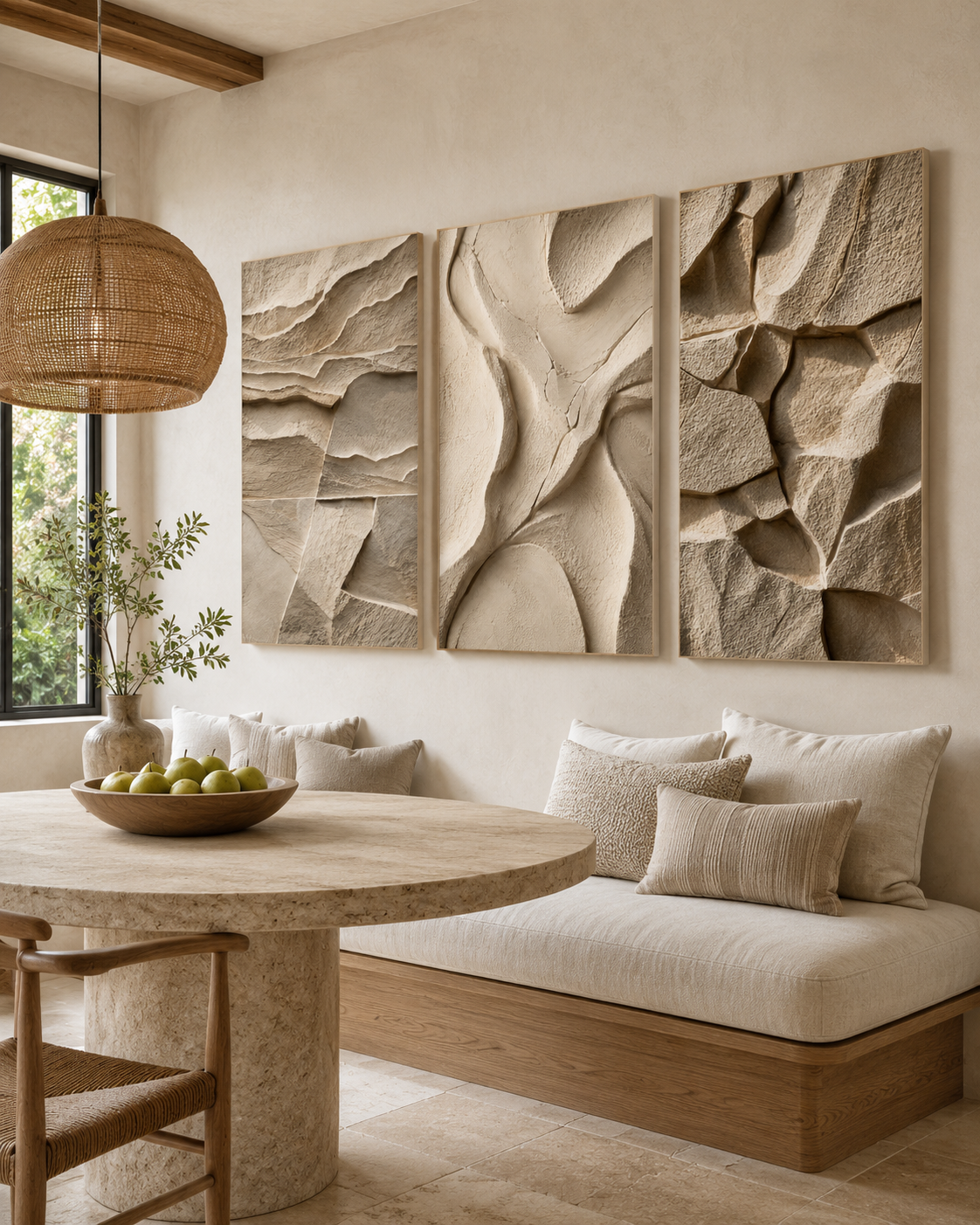 Sandstone | Canvas Triptych Art