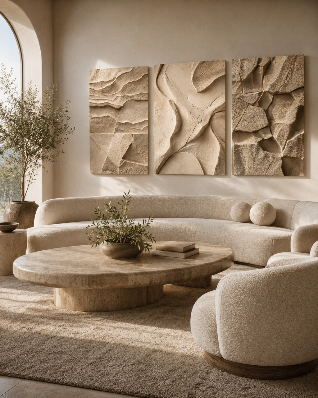 Sandstone | Canvas Triptych