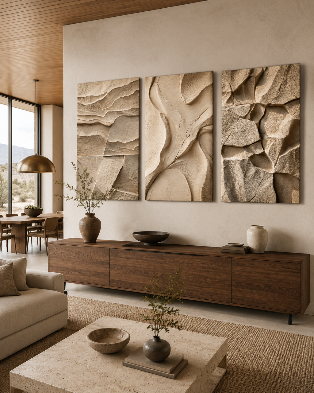 Sandstone | Canvas Triptych