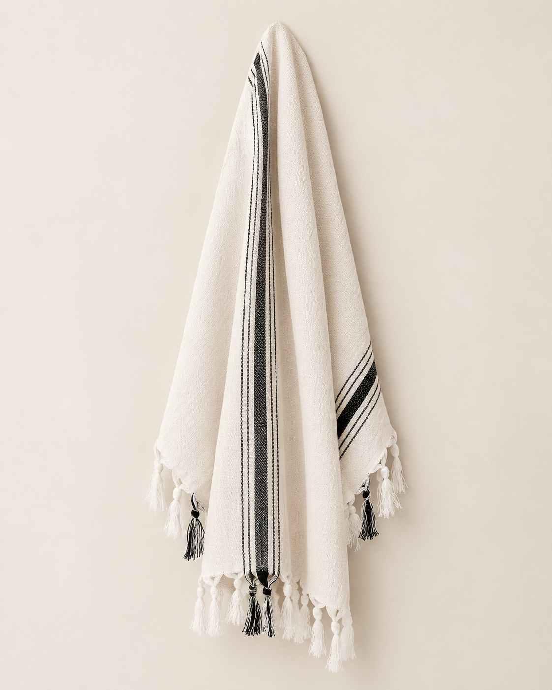 Savannah Turkish Cotton + Bamboo Hand Towel - Five Stripe