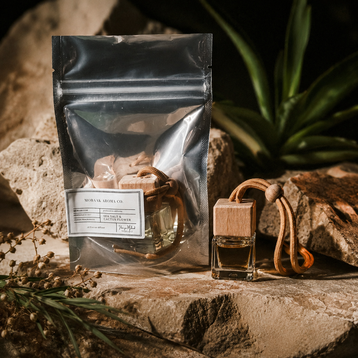 Sea Salt & Cactus Flower Car Diffuser