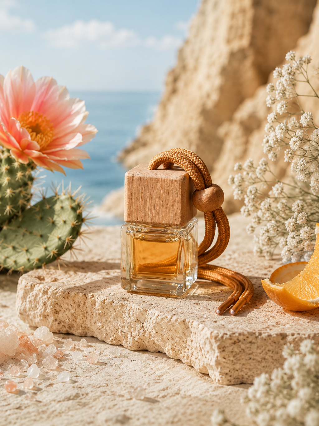 Sea Salt & Cactus Flower Car Diffuser